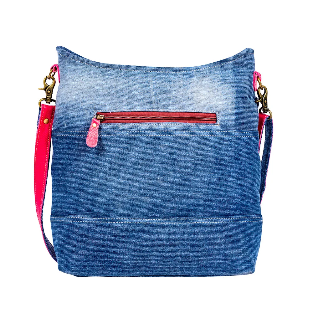Charley's Denim Shoulder Bag sold by Myra Bag product image thumbnail 3