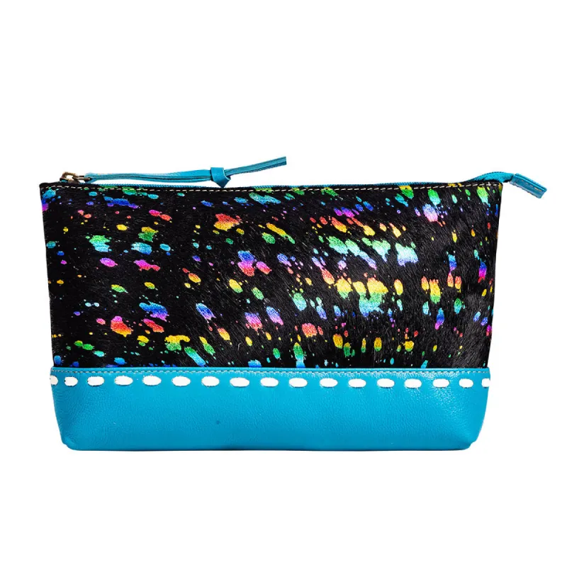 Skyviews Pouch in Blue sold by Myra Bag