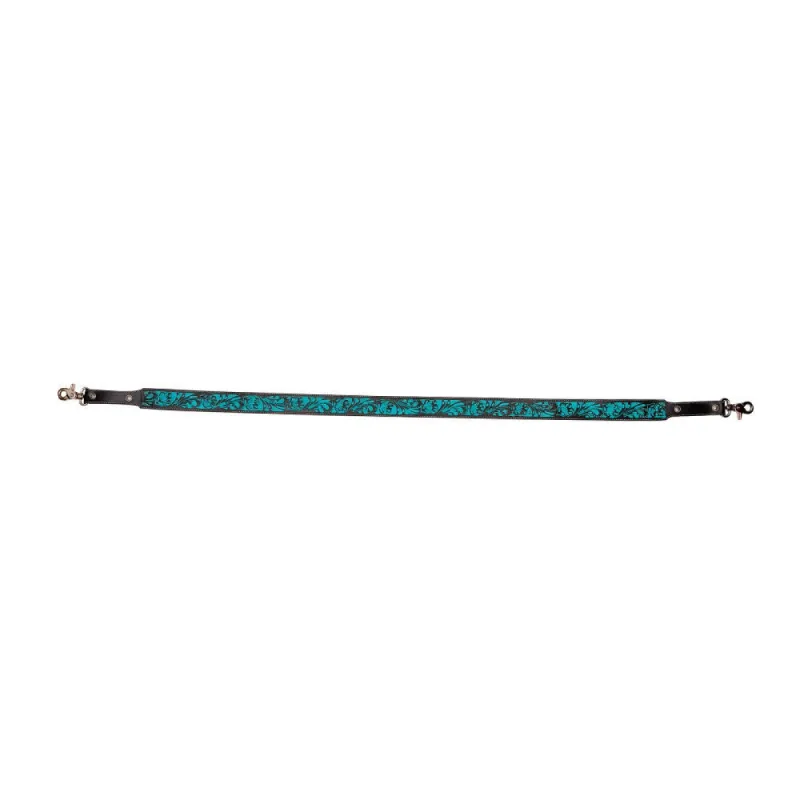 Rock Springs Hand-tooled Leather Strap sold by Myra Bag