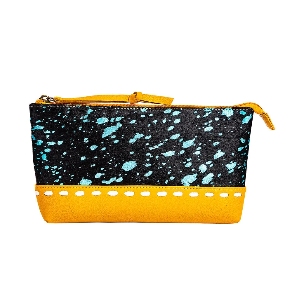 Skyviews Pouch in Yellow sold by Myra Bag