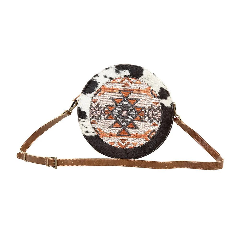 Boho Pink Round Bag sold by Myra Bag