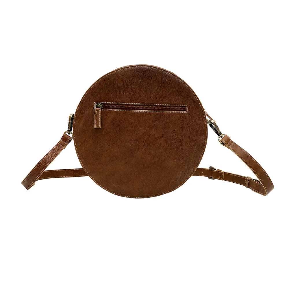 Boho Pink Round Bag sold by Myra Bag product image thumbnail 3