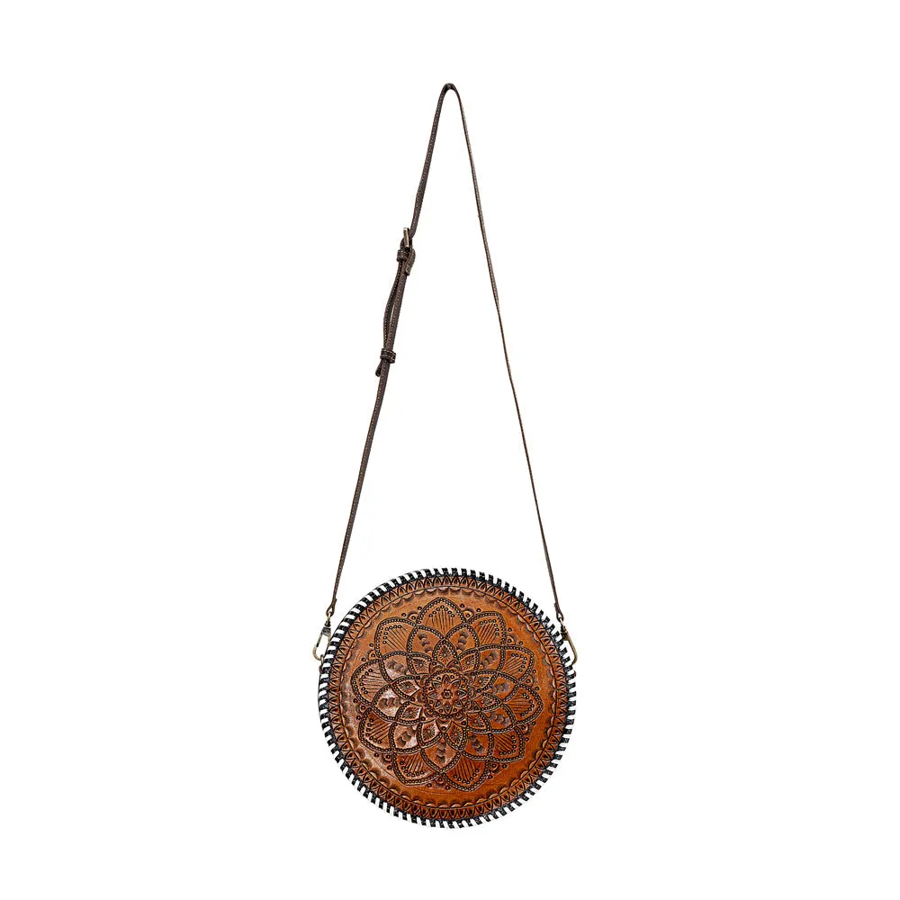 Boho Brown Round Bag sold by Myra Bag product image thumbnail 4