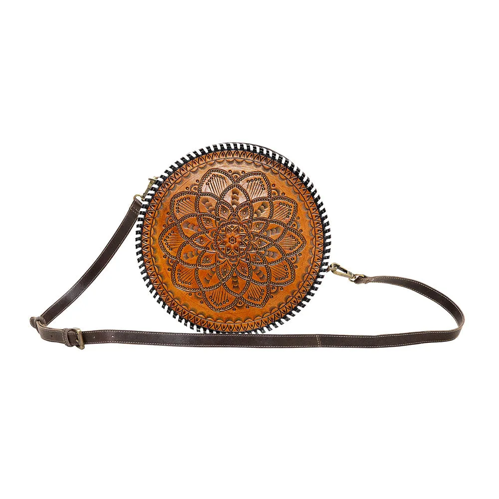 Boho Brown Round Bag sold by Myra Bag