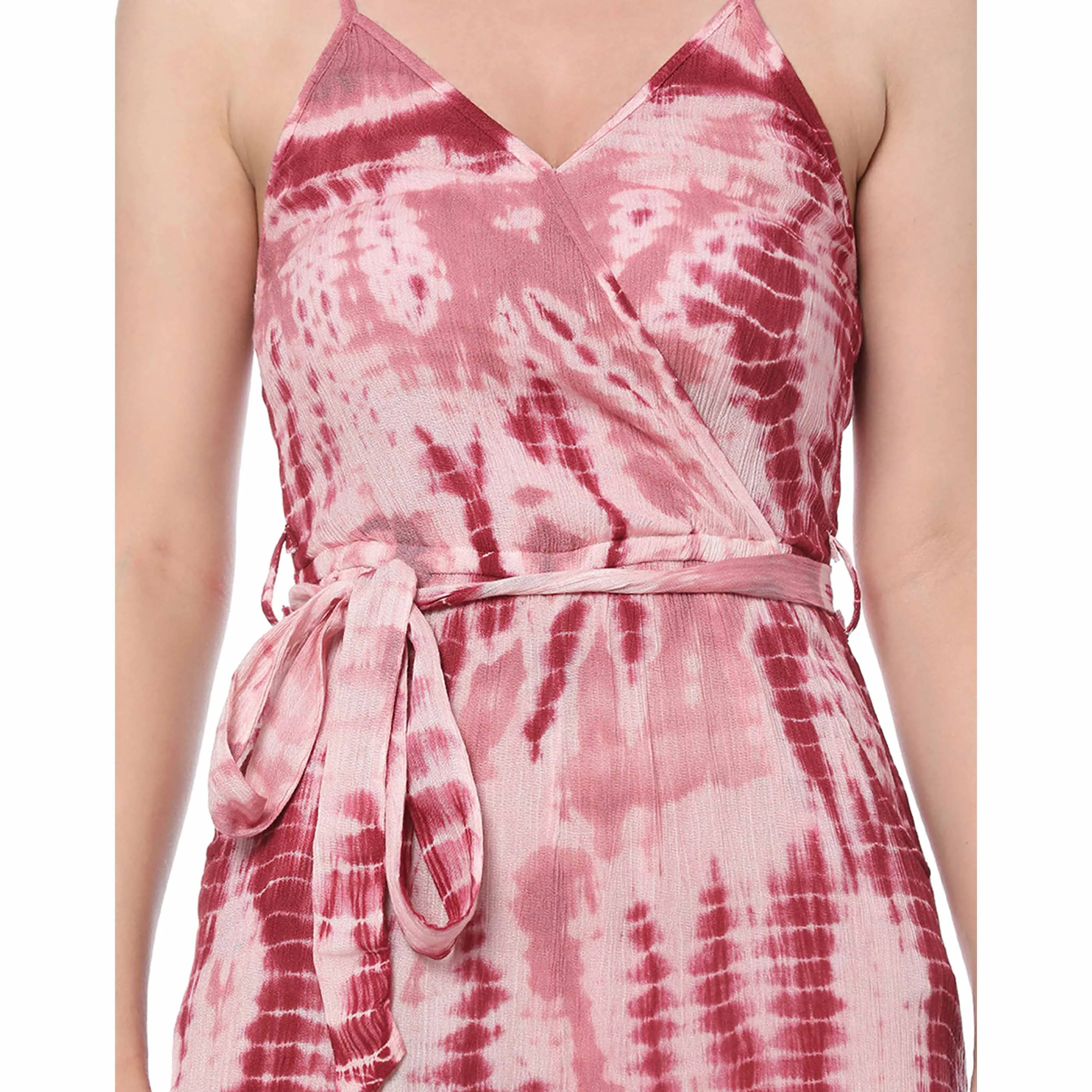 Pink Tinted Strappy Jumpsuit sold by Myra Bag product image thumbnail 4