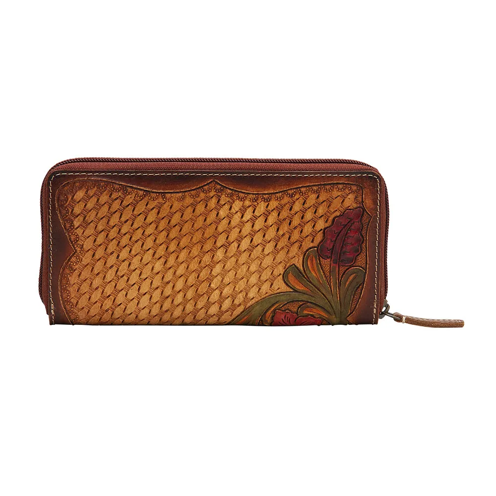 Zipper Floral Wallet sold by Myra Bag product image thumbnail 3