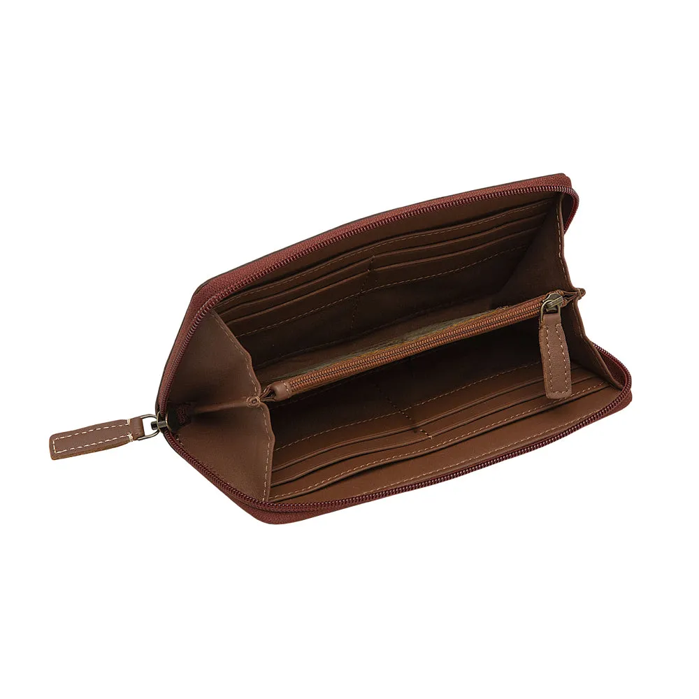 Zipper Floral Wallet sold by Myra Bag product image thumbnail 4