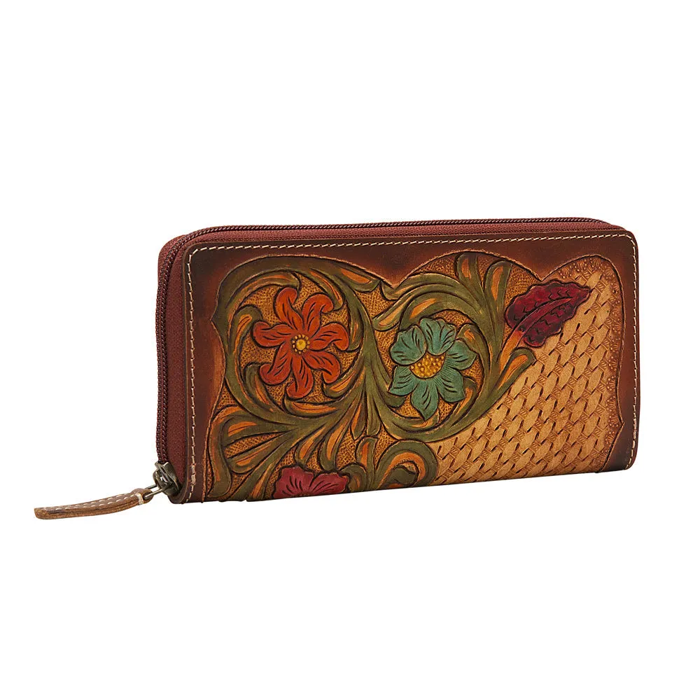 Zipper Floral Wallet sold by Myra Bag product image thumbnail 2