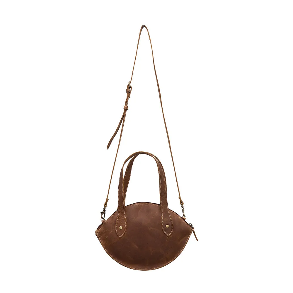 Brown Nest Leather & Hair On Bag sold by Myra Bag product image thumbnail 4