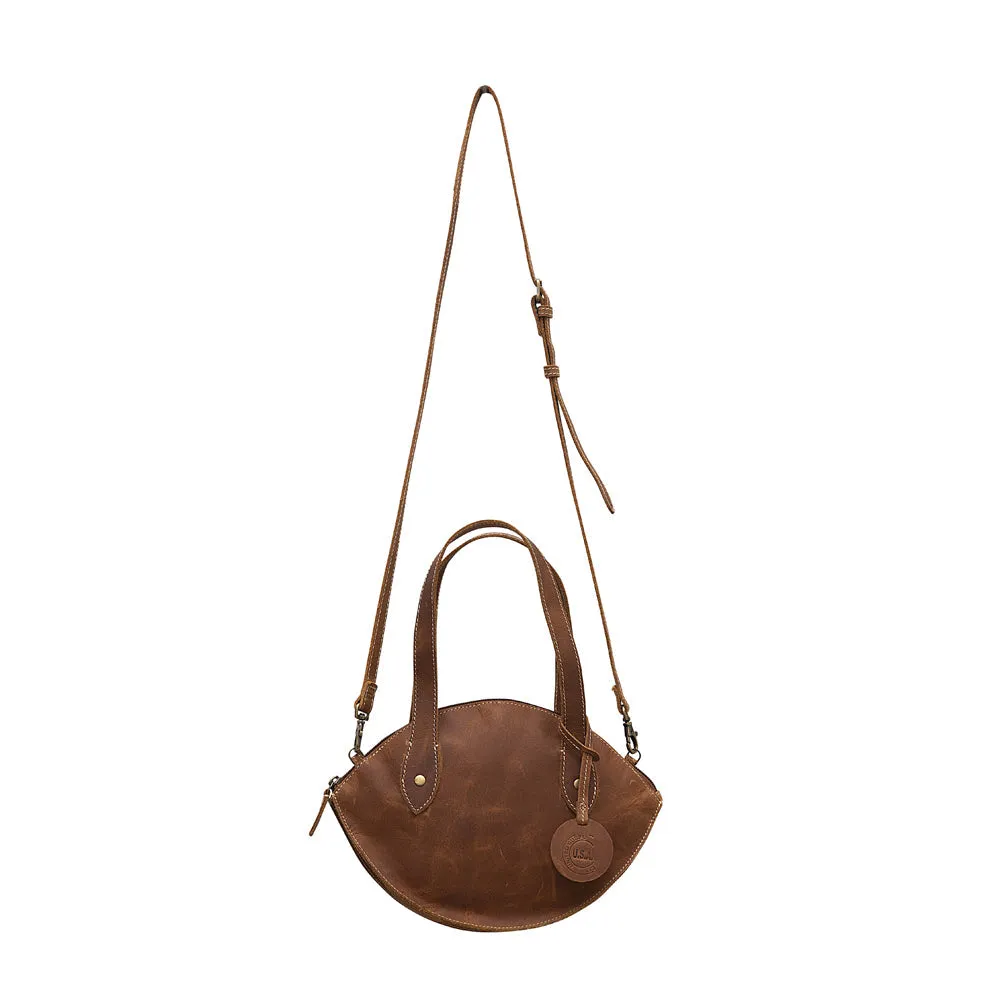 Brown Nest Leather & Hair On Bag sold by Myra Bag product image thumbnail 5