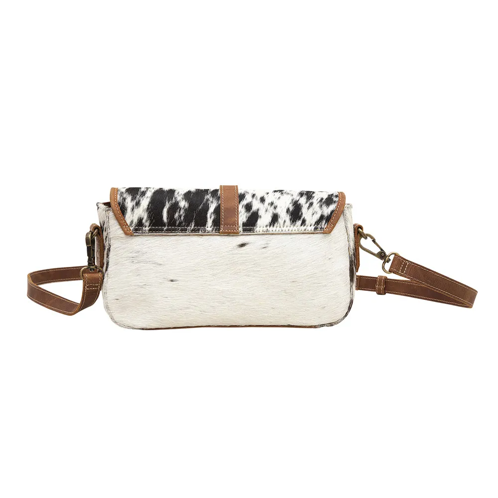 Monochrome Swing Leather & Hair On Bag sold by Myra Bag product image thumbnail 3