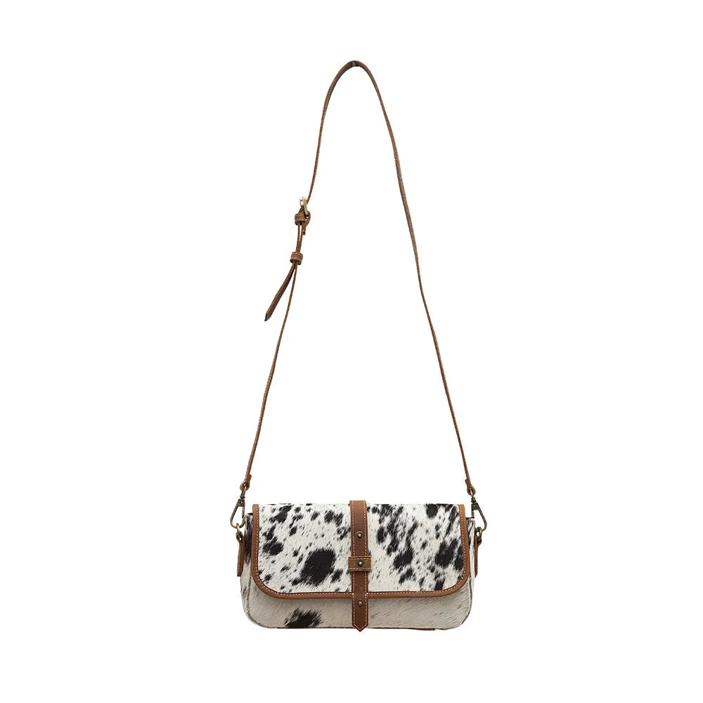 Monochrome Swing Leather & Hair On Bag sold by Myra Bag product image thumbnail 4