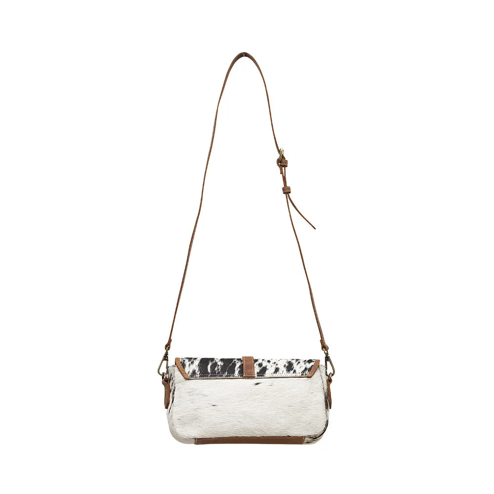 Monochrome Swing Leather & Hair On Bag sold by Myra Bag product image thumbnail 5