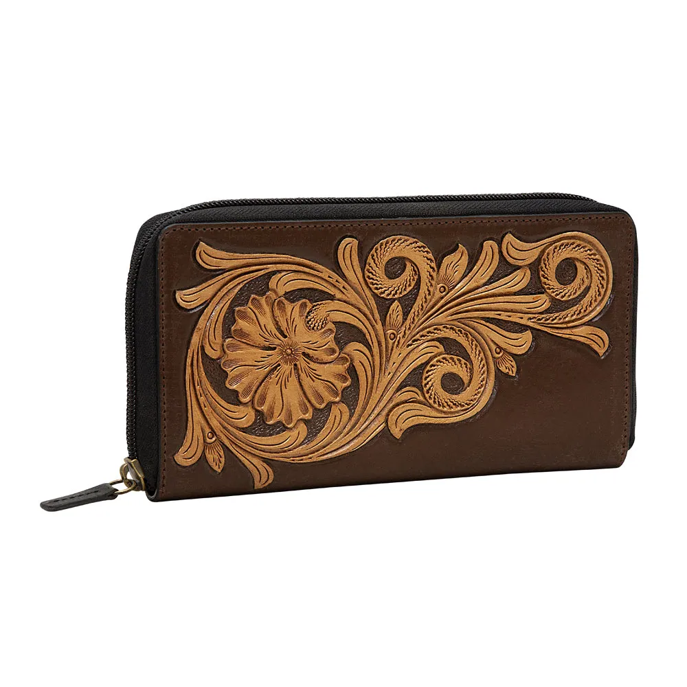 Maroon Royalty Wallet sold by Myra Bag product image thumbnail 2