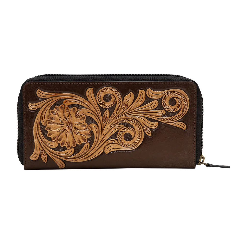 Maroon Royalty Wallet sold by Myra Bag product image thumbnail 3