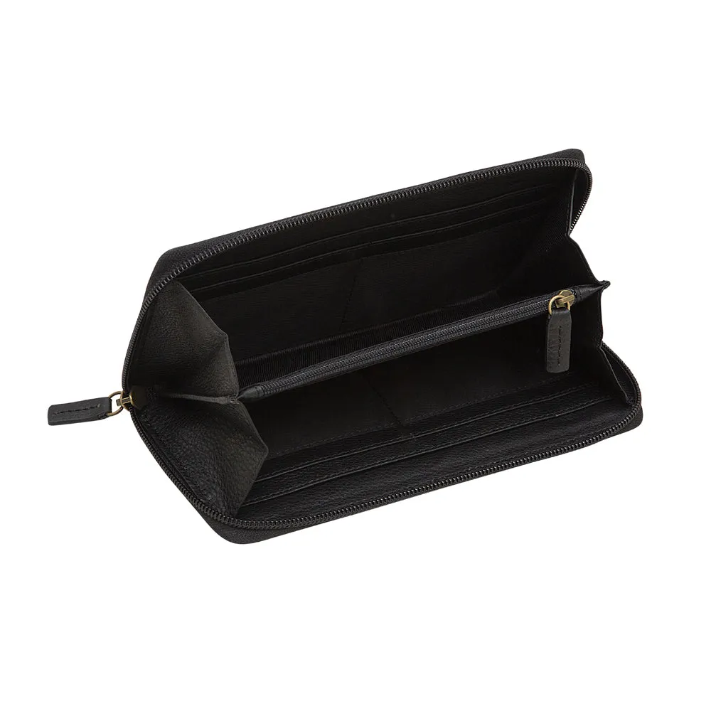 Black Royalty Wallet sold by Myra Bag product image thumbnail 4