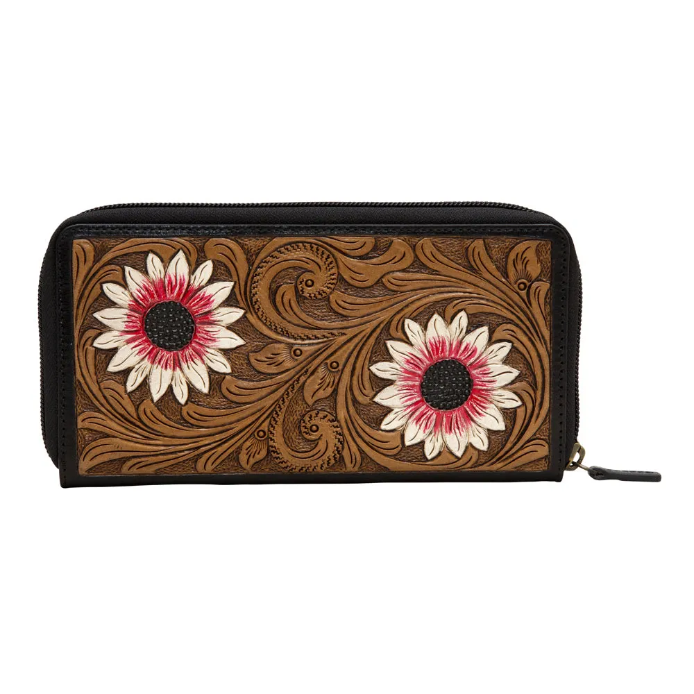 Orange Bloom Wallet sold by Myra Bag product image thumbnail 3