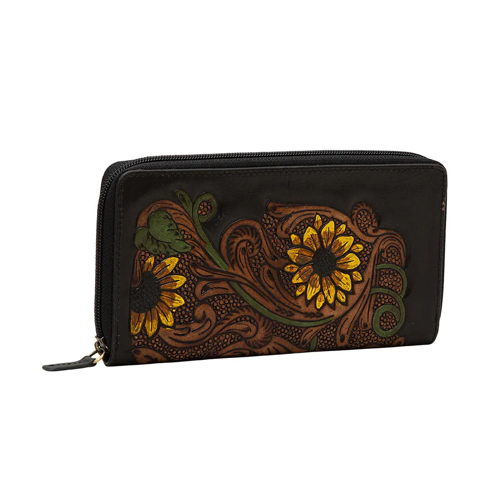 Brown Carva Wallet sold by Myra Bag product image thumbnail 2