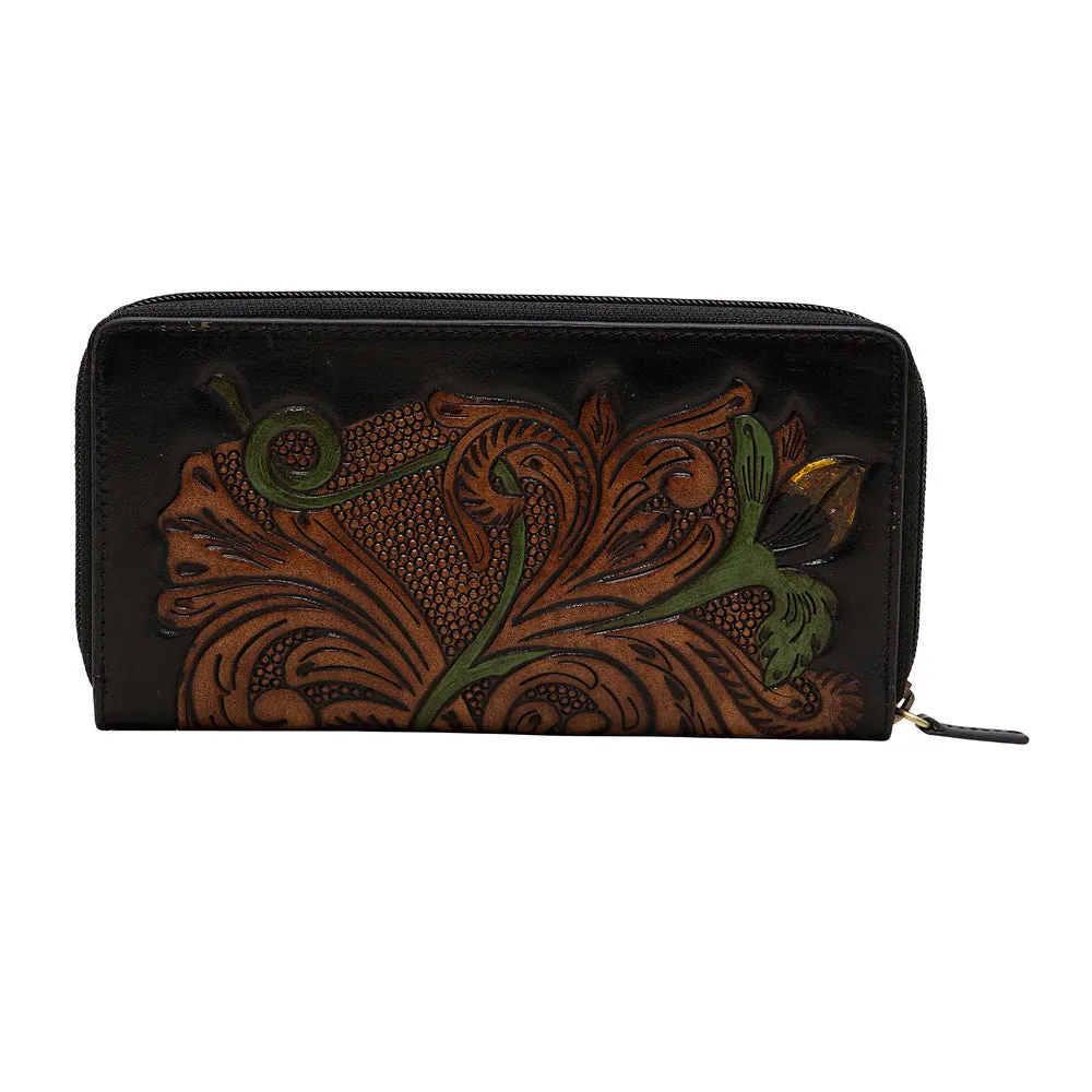 Brown Carva Wallet sold by Myra Bag product image thumbnail 3