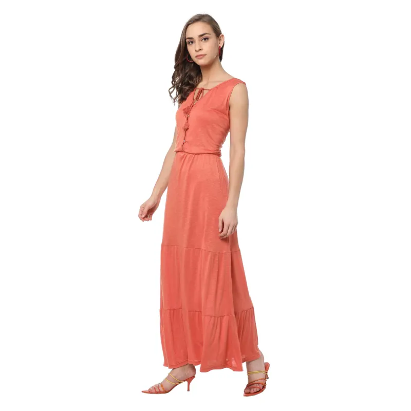 Layered Coral Dress sold by Myra Bag