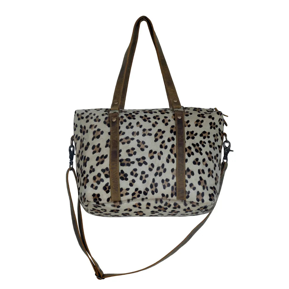 Pretty Print Mini Duffle sold by Myra Bag product image thumbnail 3