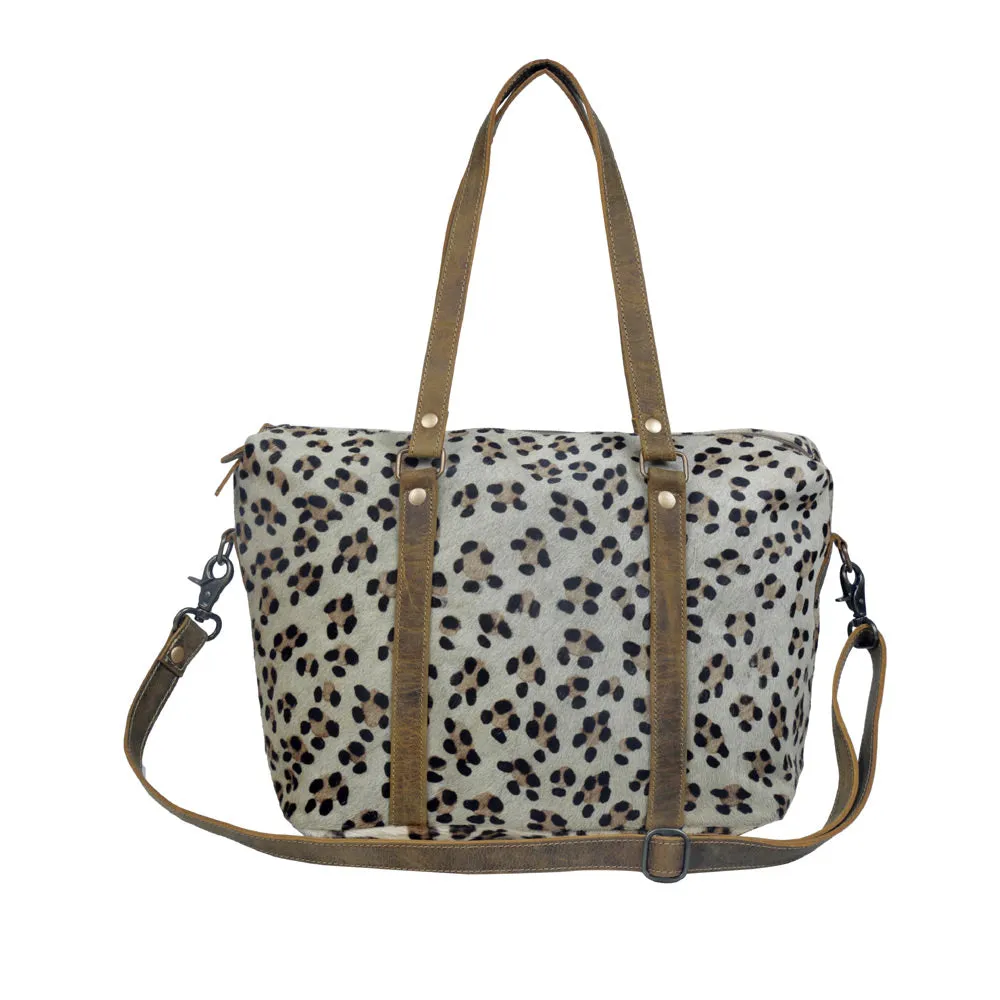Pretty Print Mini Duffle sold by Myra Bag