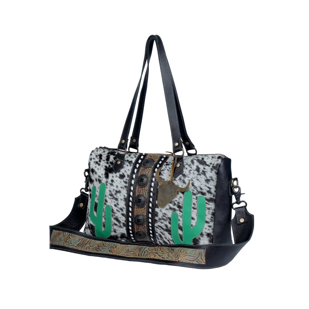 Little Succulents Mini Duffle sold by Myra Bag product image thumbnail 2