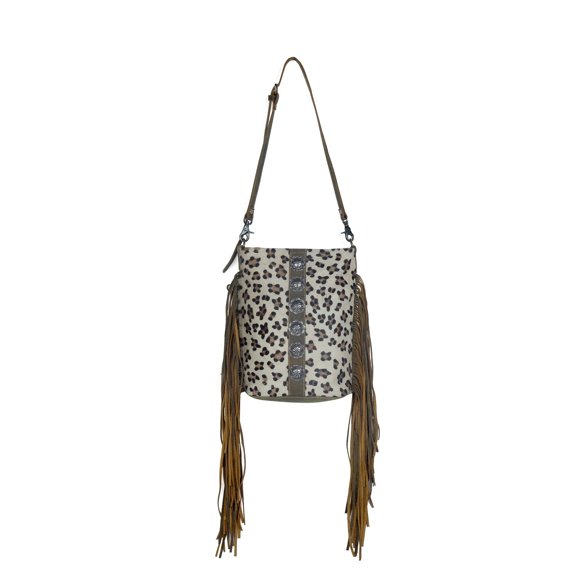 Ornamental Leather & Hairon Bag sold by Myra Bag product image thumbnail 4