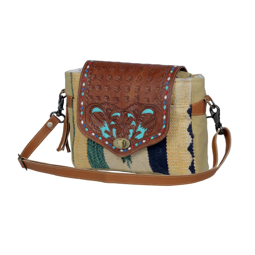 Floral Etchings Hand-Tooled Bag sold by Myra Bag product image thumbnail 2