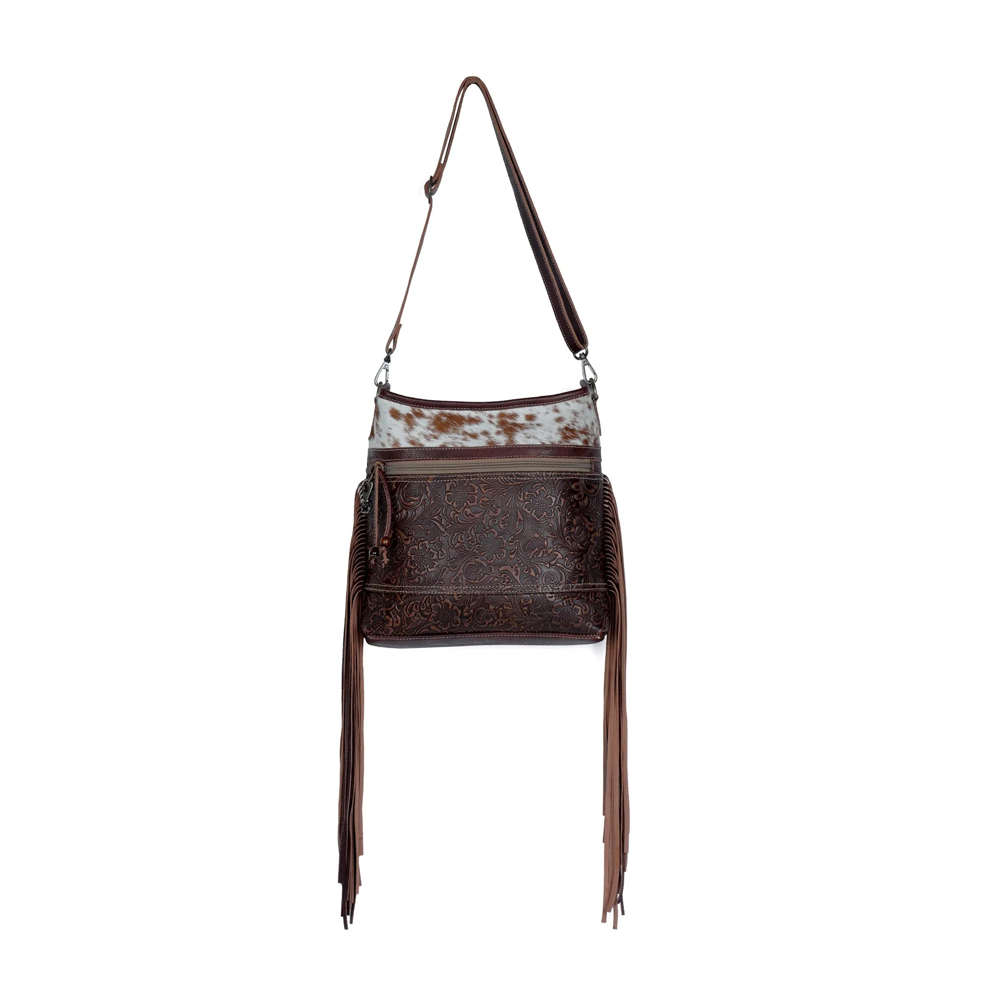 Classic Etchings Leather & Hairon Bag sold by Myra Bag product image thumbnail 4