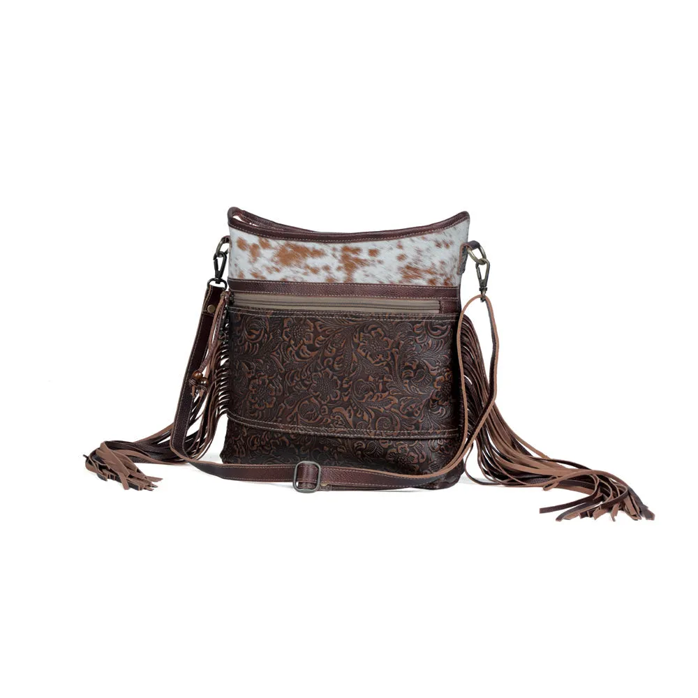 Classic Etchings Leather & Hairon Bag sold by Myra Bag product image thumbnail 2