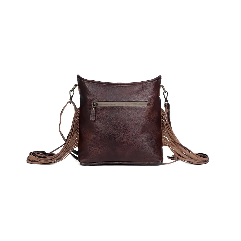 Classic Etchings Leather & Hairon Bag sold by Myra Bag product image thumbnail 3
