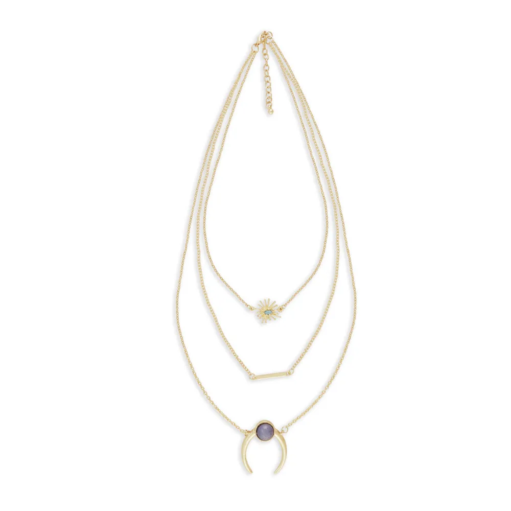 Midnight'S Moon NECKLACE sold by Myra Bag product image thumbnail 2