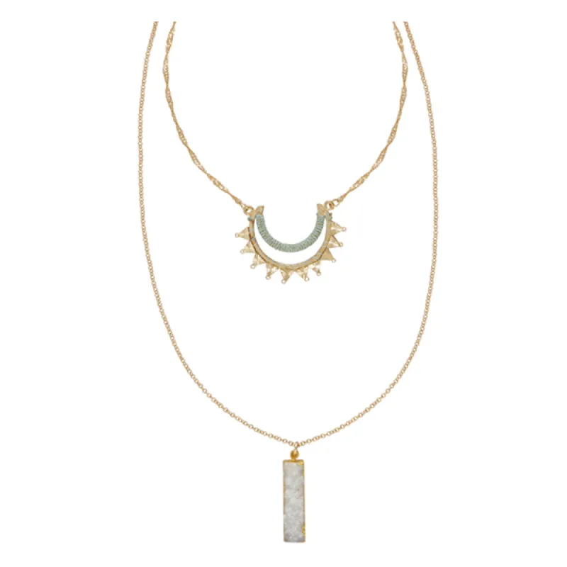 Sunburst NECKLACE sold by Myra Bag