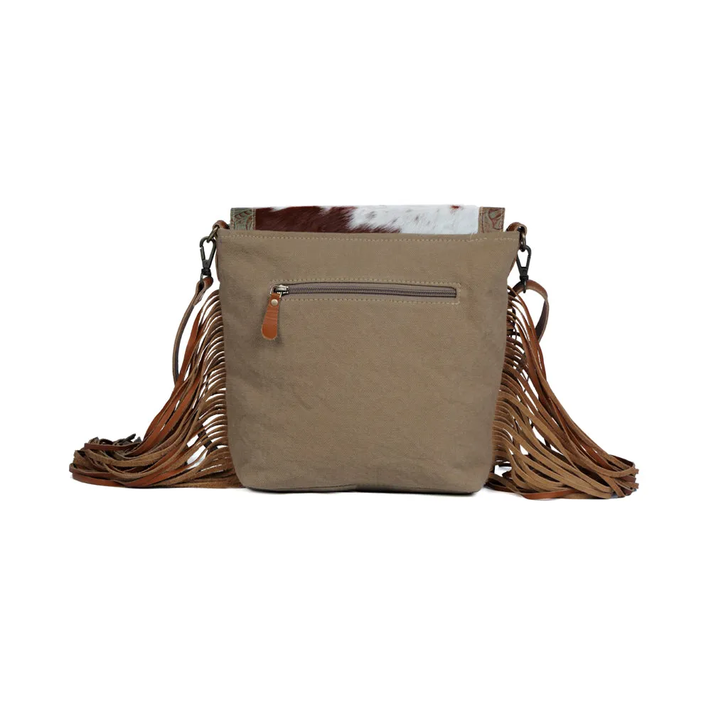 Serene Brown Shoulder Bag sold by Myra Bag product image thumbnail 3