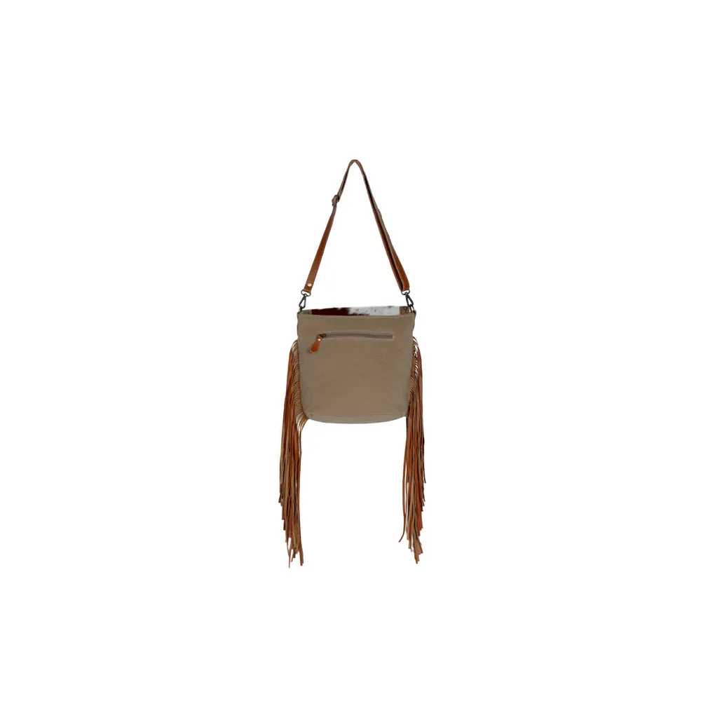 Serene Brown Shoulder Bag sold by Myra Bag product image thumbnail 5