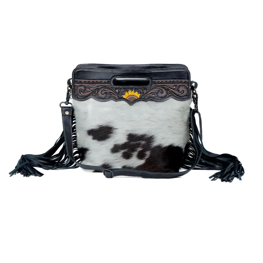 Eclectic Embossed Hand-Tooled Bag sold by Myra Bag