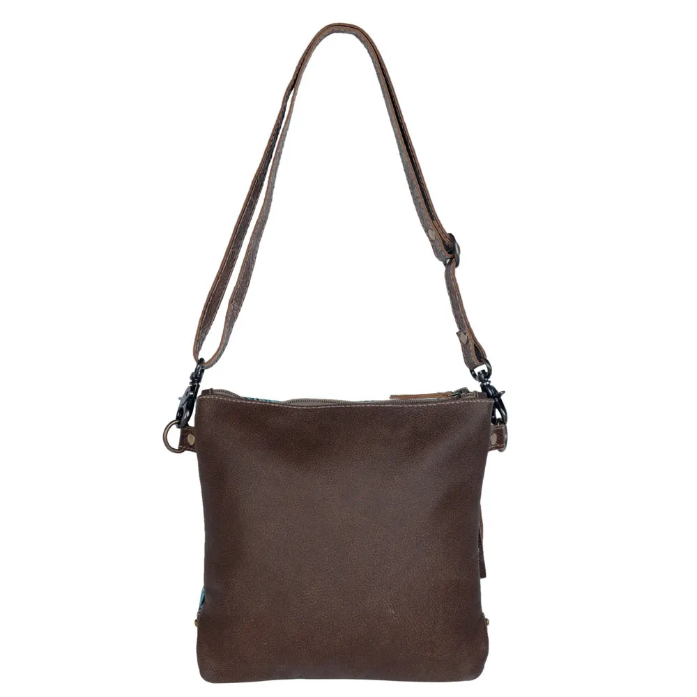 Azure Aesthetic Leather & Hairon Bag sold by Myra Bag product image thumbnail 5