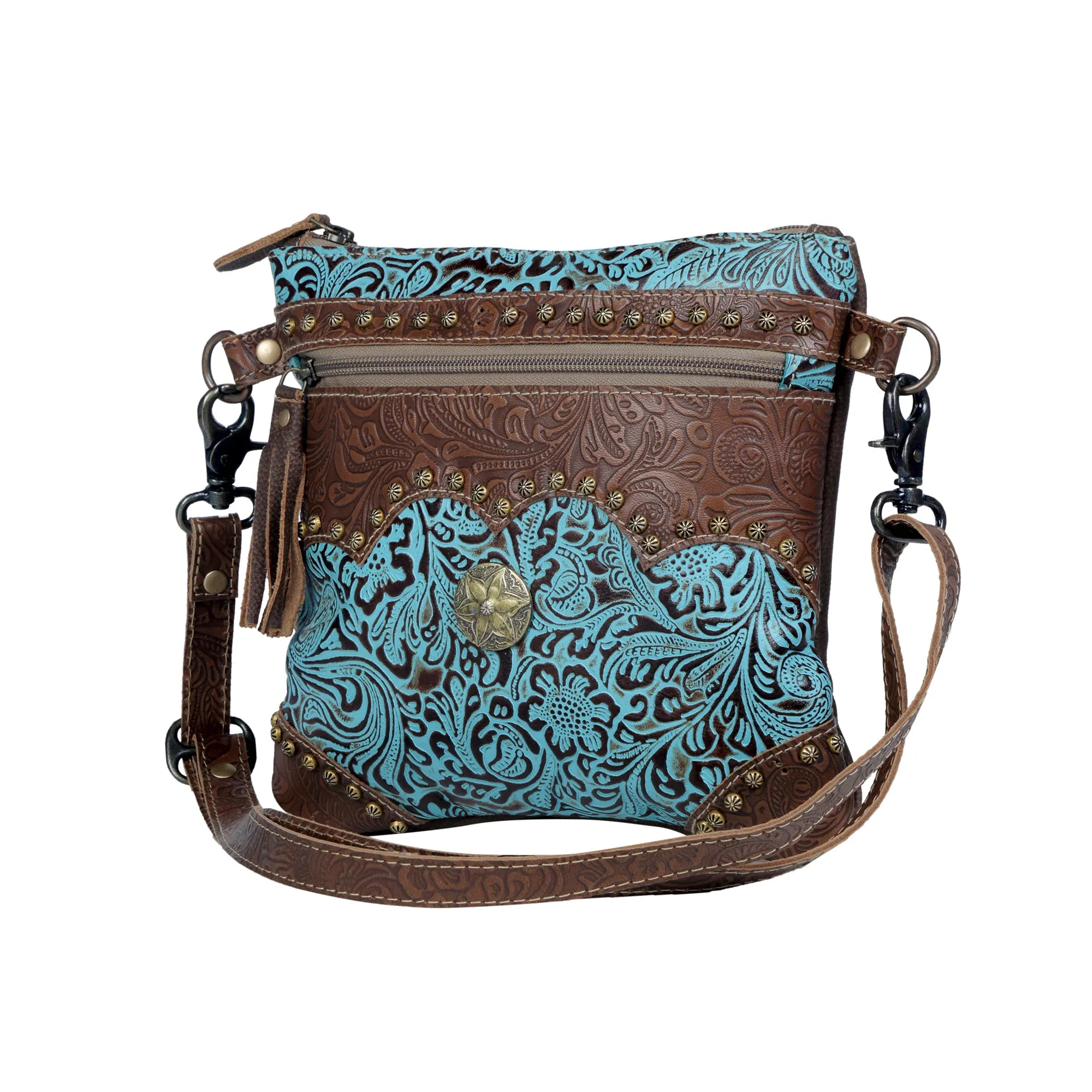 Azure Aesthetic Leather & Hairon Bag sold by Myra Bag product image thumbnail 2