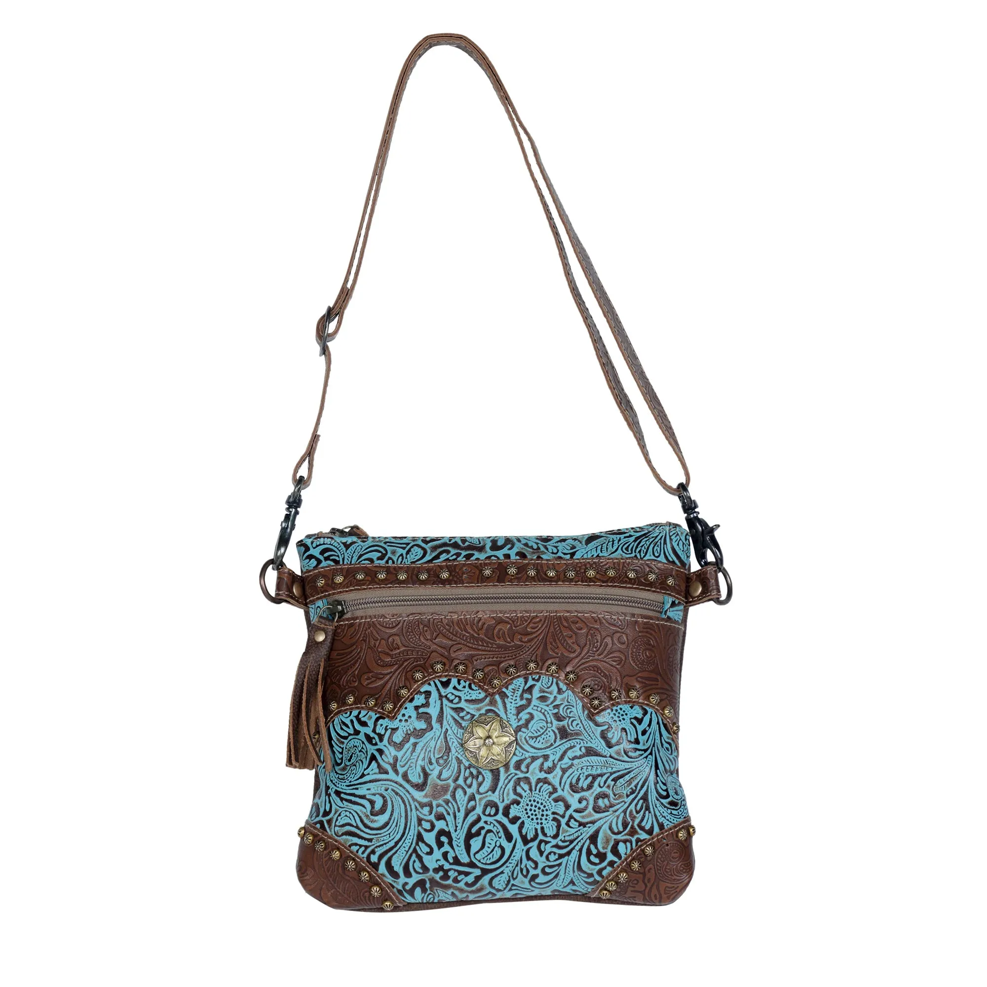 Azure Aesthetic Leather & Hairon Bag sold by Myra Bag product image thumbnail 4