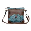 Azure Aesthetic Leather & Hairon Bag sold by Myra Bag