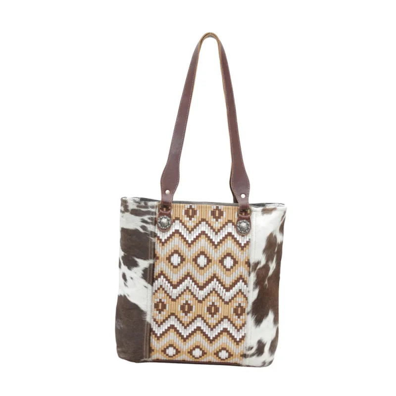 Irish Coffee104 Penny Canvas & Hairon Bag. sold by Myra Bag