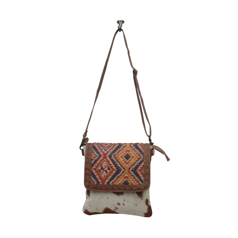 Hazelnut Touch Canvas & Hairon Bag sold by Myra Bag product image thumbnail 5