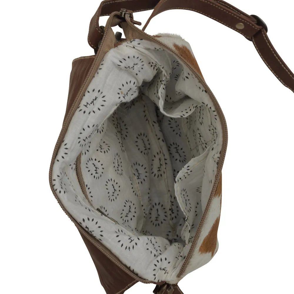 Hazelnut Touch Canvas & Hairon Bag sold by Myra Bag product image thumbnail 4