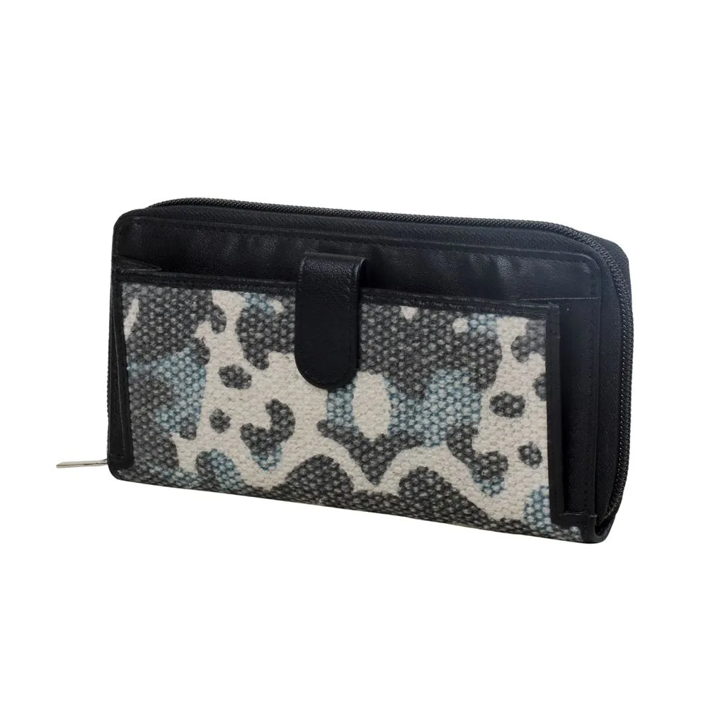 BLUE FOLIAGED WALLET sold by Myra Bag product image thumbnail 2