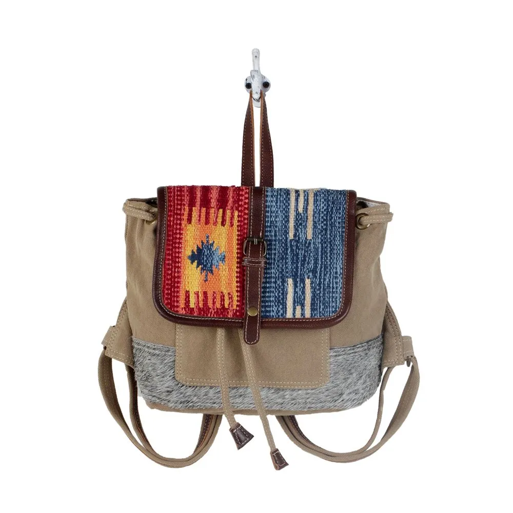 AMBER AND AZURE BACKPACK BAG sold by Myra Bag product image thumbnail 4