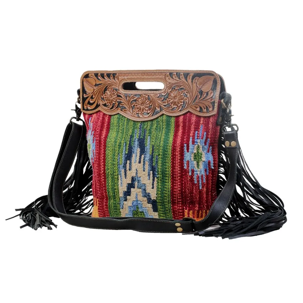 JARDIN HAND TOOLED BAG sold by Myra Bag product image thumbnail 2