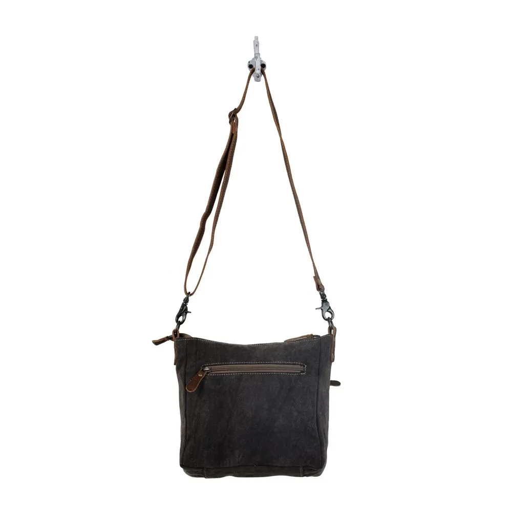 CHEVRON PATTERNED CROSS BODY BAG sold by Myra Bag product image thumbnail 4