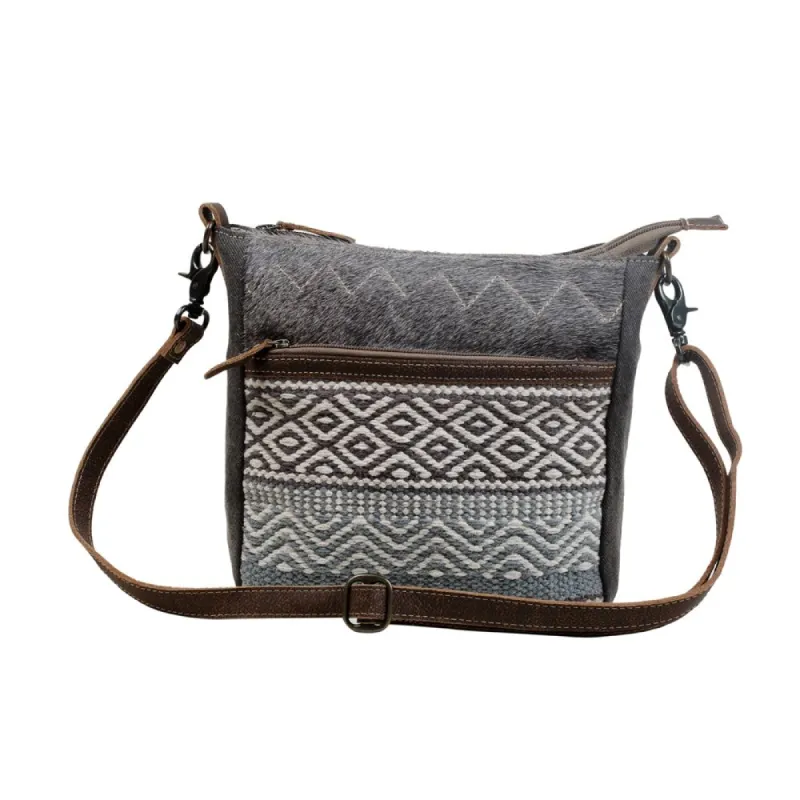 CHEVRON PATTERNED CROSS BODY BAG sold by Myra Bag