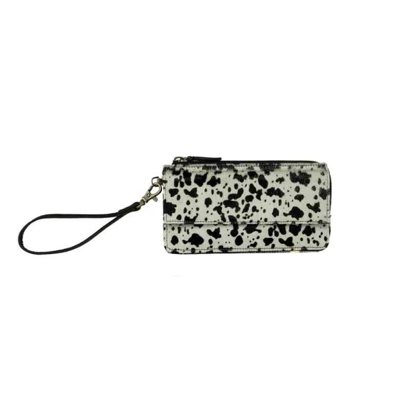 QUIRKY BLACK DALMATIAN WALLET sold by Myra Bag